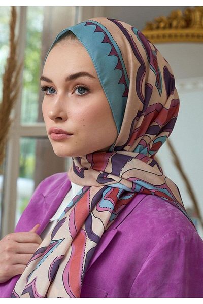 FRESCO SCARFS SOFT Silk Han Cotton Viscose Hijab Shawl