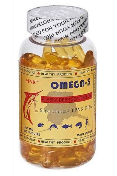 Mnk Omega 3 Fish Oil 1000 Mg 200 Softgel Us