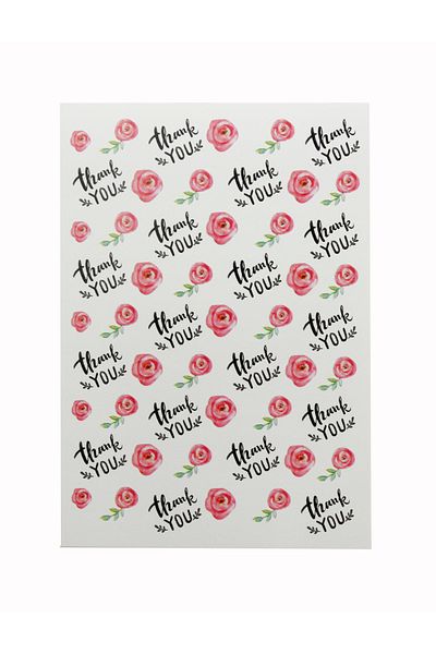 reprodesign 10 Pieces 10 x 14 cm Custom Printed Thank You Card