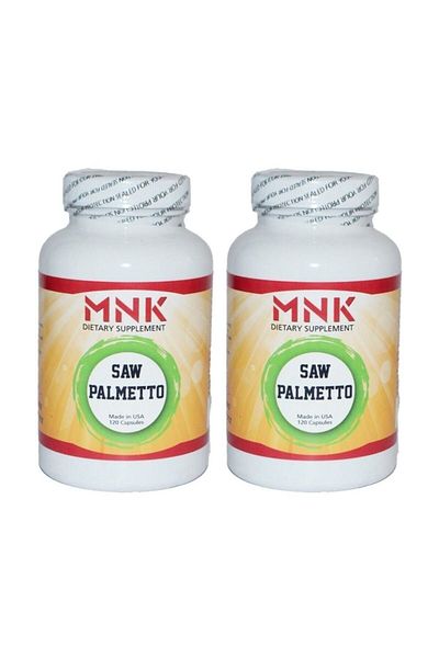 Mnk Saw Palmetto 550 Mg 2 Boxes Total 240 Capsules Dwarf Palm Us