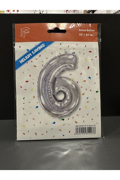BalonEvi 6 أرقام بالون هيليوم