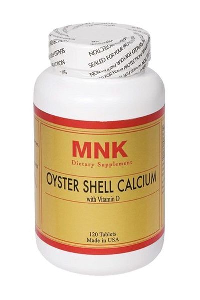 Mnk Oyster Shell Calcium anD Vitamin D 120 Tablets - Oyster Shell