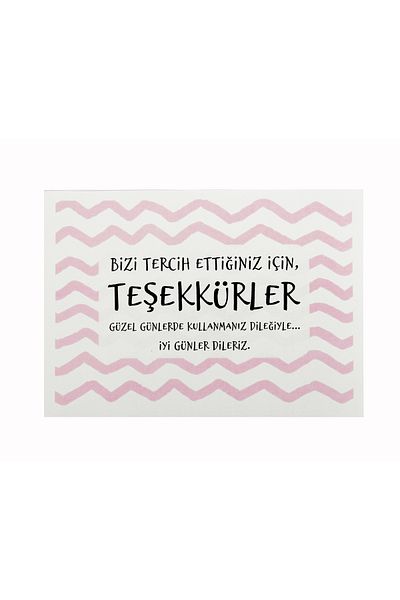 reprodesign 10 Pieces Custom Printed 10 x 14 cm Thank You Card