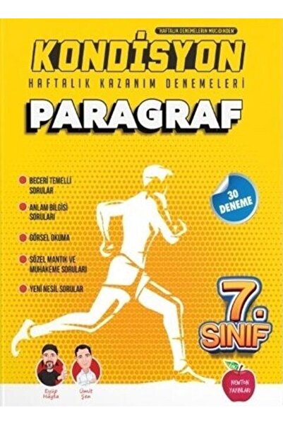 İndeks Akademi Yayıncılık 7. Sınıf Paragraf Kondisyon Haftalık Kazanım Deneme...