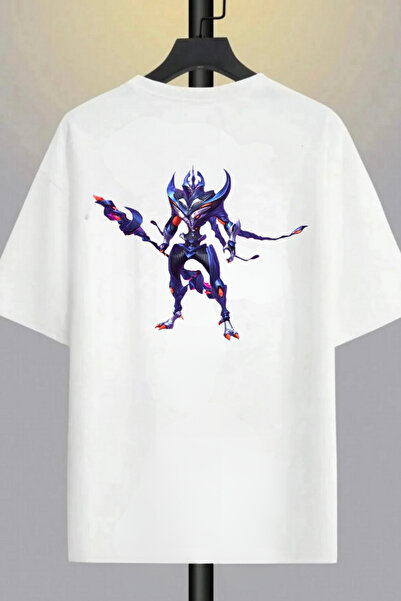 Massgai Mobile Legends ZHASK Štampano Unisex Oversize kroj Pamuk T-shirt - Kr...