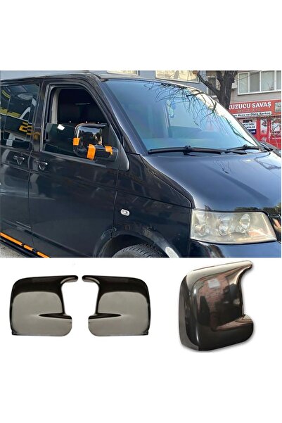 MKG Otomotiv Vw Transporter T5 Batman Yarasa Ayna Kapağı Piona Black ABS 2004...