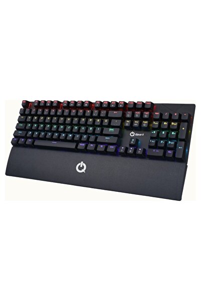 sommeow Qpart Mech-2000 Kablolu Blue Switch Bilek Destekli Rgb Mekanik Klavye