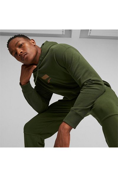 Puma Men's Hooded Sweatshirt - DOWNTOWN Logo