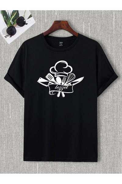 donamod Cook Food Restaurant - Σερβιτόρος Μαχαίρι Πιρούνι Κουτάλι Γεύση Μπλου...