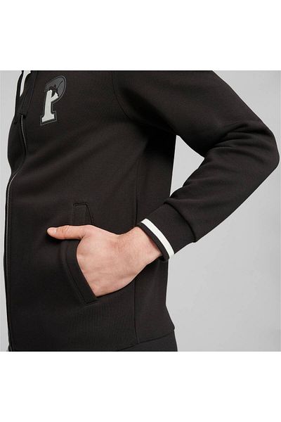 Puma Men's Hooded Zippered Sweatshirt - SQUAD
