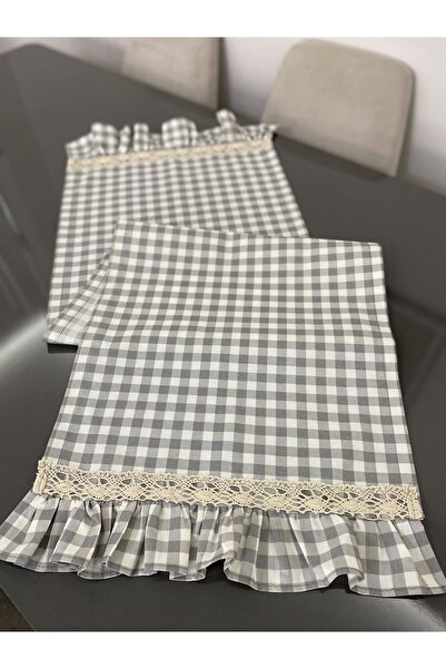 Parla Life Pötikare Fırfırlı Runner 40x140 cm ( özel ölçü yapılır )