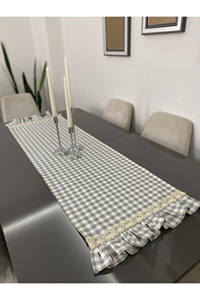 Parla Life Pötikare Fırfırlı Runner 40x140 cm ( özel ölçü yapılır )