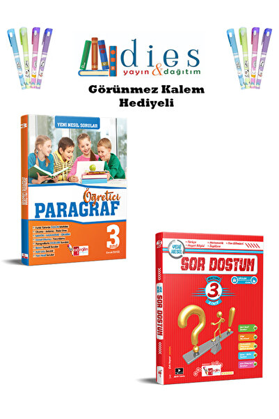 Artı Eğitim Yayınları Artı Eğitim 3. Sınıf Öğretici Paragraf-Sor Dostum SB.