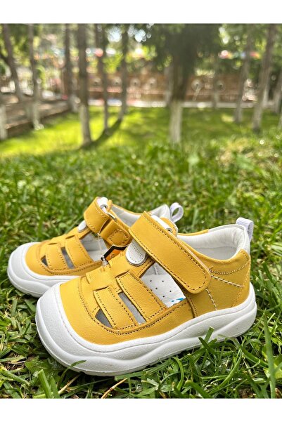 NİNO BEBE Nino Genuine Leather for Baby Boy - Orthopedic First Step Shoes