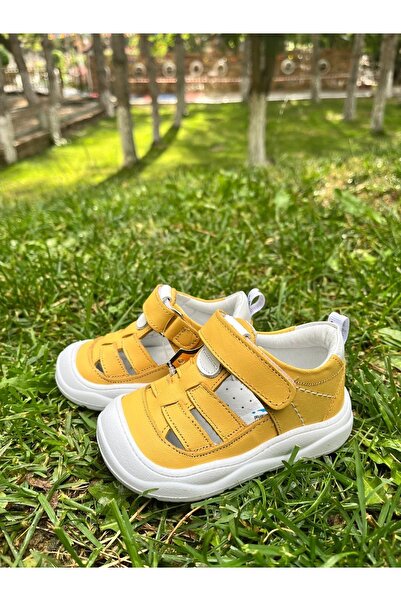 NİNO BEBE Nino Genuine Leather for Baby Boy - Orthopedic First Step Shoes