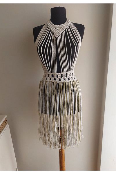 Master hand Macrame Beach Dress - Comfortable and Stylish Design