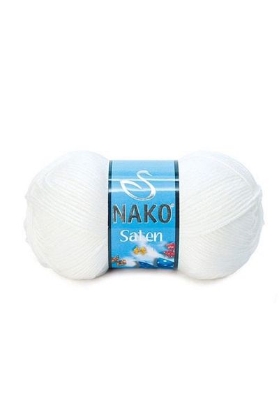 NAKO satin white 1 piece colar : 208