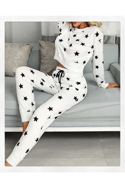 the DIFFerent Set de pijamale White Star pentru damă