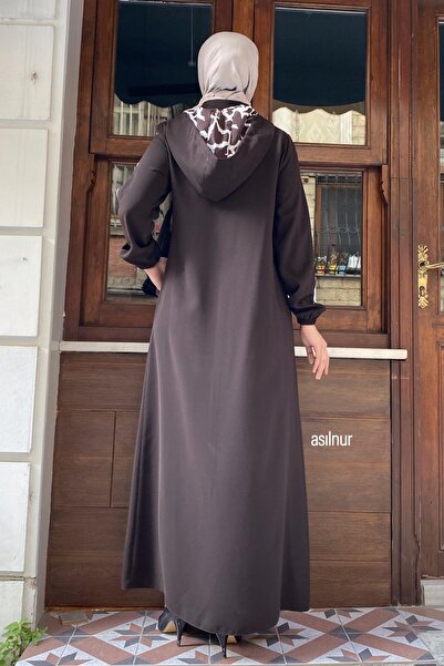 ASİLNUR Μισρά Λεοπάρδαλη Φορέα με σχέδιο καφέ