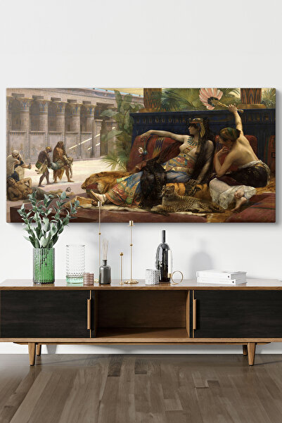 TabloShop Alexandre Cabanel - Kleopatra Mahkumlar Üzerinde Zehir Deniyor Tablosu