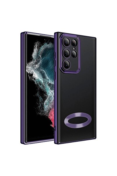 SBY TEKNOLOJİ حافظة متوافقة مع هاتف Samsung S24 Ultra مع شعار حماية الكاميرا ...