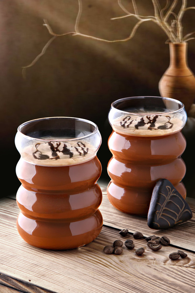 Nandy Home 350ml Borosilicate Knuckle Cocktail and Coffee Glass - 2pcs