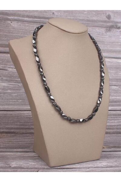 Alsade Hematite And Magnetic Energy Balance Magnetic Necklace