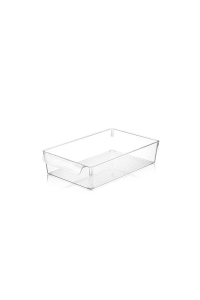 Nesto Home 3 τεμάχια χωρίς καπάκι ποτών πολλαπλών χρήσεων, Ψυγείο & Οργανωτής Ντουλάπας Μικρό Μέγεθος 20x32,5x7 cm