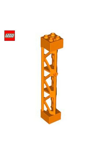 LEGO 5 Pieces Orange 2 x 2 x 10 Triangle Support