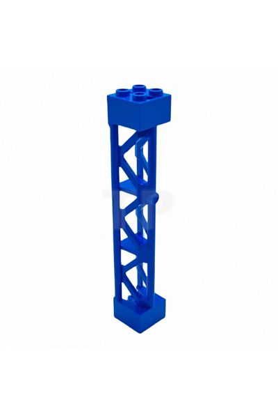 LEGO 5 Pieces BLUE - 2x2x10 Beam Triangle Supported Support