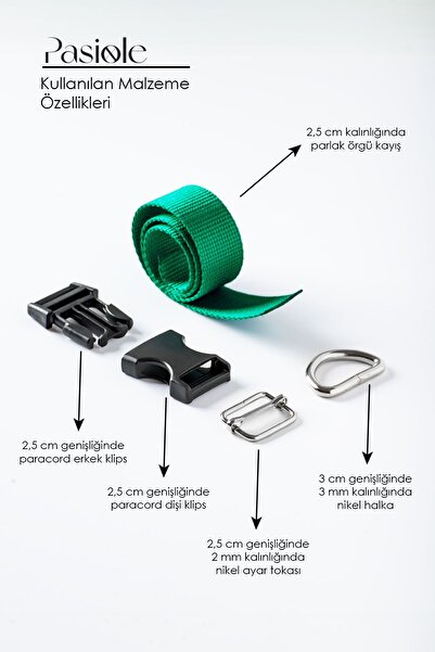 pasiole Köpek Boyun Tasması, Köpek Tasması , Ayarlanabilir, Sağlam Köpek Tasması - Albero