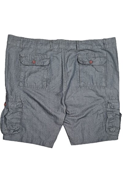 Lifeguard Büyük Beden Yüksek Belli Kargo Cepli Şort