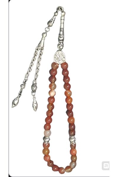 UPEKA Piatră de agat naturală autentică - Glob croială mărgele de rugăciune