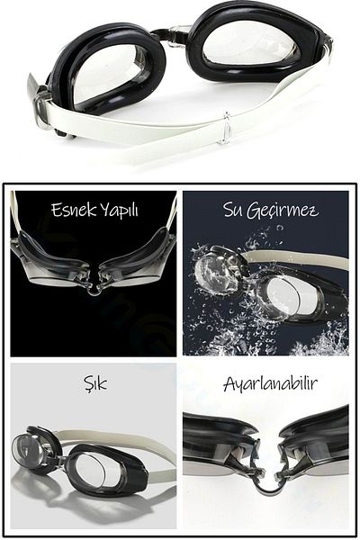 Telvesse Blue Swimming Goggles - Adjustable Pool and Sea Swimming, Children and Adults, Boxed 1300