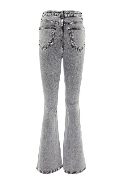 Ramrod Mayn Flexible Smoked High Waist Lycra Spanish Leg Jeans