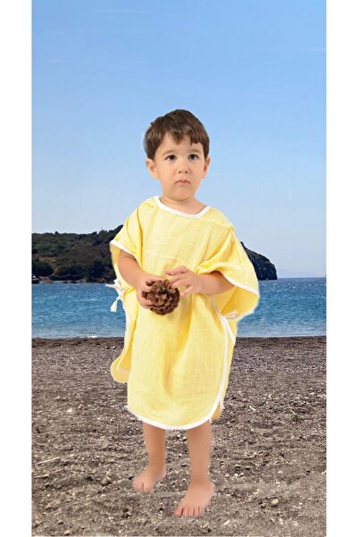 Enhitbaby Kids Baby Muslin Poncho with Hood 1-4 Years