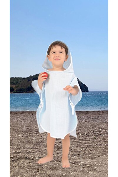 Enhitbaby بونشو موسلين للأطفال بغطاء للرأس من عمر 1 إلى 4 سنوات