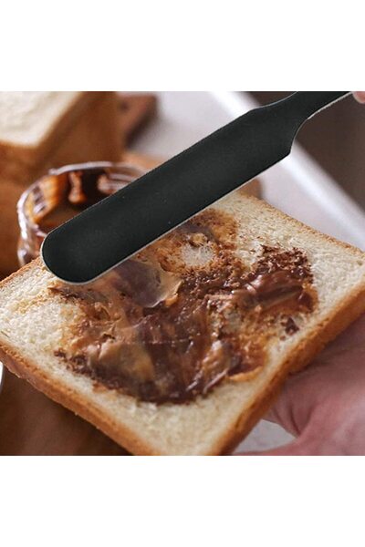 Ekostem 2 Pieces Silicone Cream, Cheese and Chocolate Skimming Spatulas