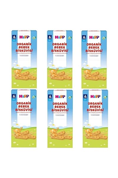 Hipp Organik Bebek Bisküvisi 180 Gr-6 Adet