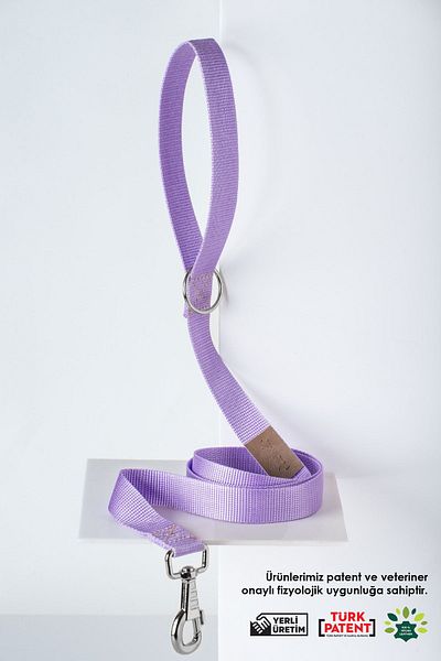 pasiole Adjustable Sturdy Dog Collar - Lilla, Dog Walking Hanger Strap