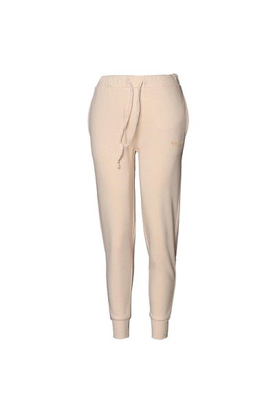 hummel بنطال رياضي نسائي من جاكو بأرجل مطاطية - كريمي931510-1059