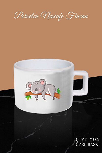 Bytwo كوب قهوة أبيض قابل للعكس - تصميم كوالا، Btk443