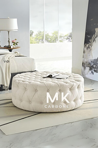 CARBONE Puf Bench ,Puffy ,Puf Tedy Kumas ,Ayak Ucu Puf ,Ayak ,Orta Sehpa