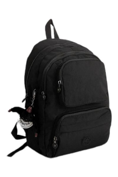 GP GUES POLO Crinkle Rain Water Repellent Fabric Suitable for School - Multi-Compartment, Large Volume Backpack