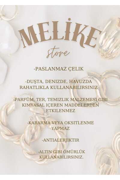 MelikeSteel سوار أصفاد من الفولاذ المقاوم للتشويه بلون ذهبي