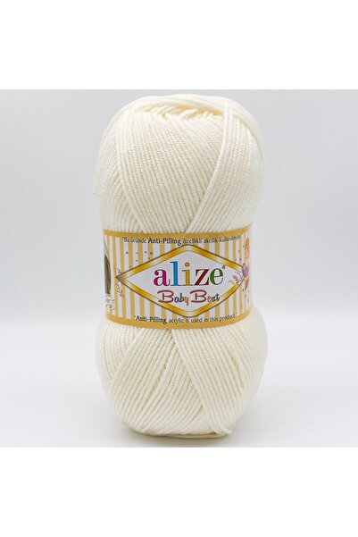 Alize Baby Best Anti Pilling El Örgü İpliği - 450 Krem -