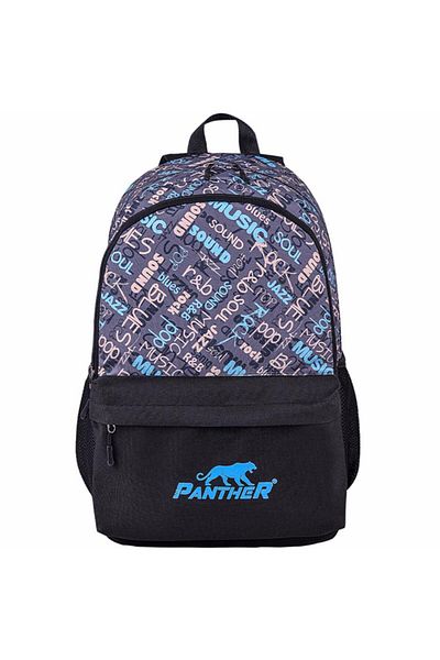 uzaktangelir Rucsac pentru liceu Panther - cu model muzical