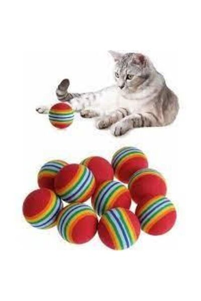 Nunbell Kedi Oyuncağı Sünger Top JetSepet