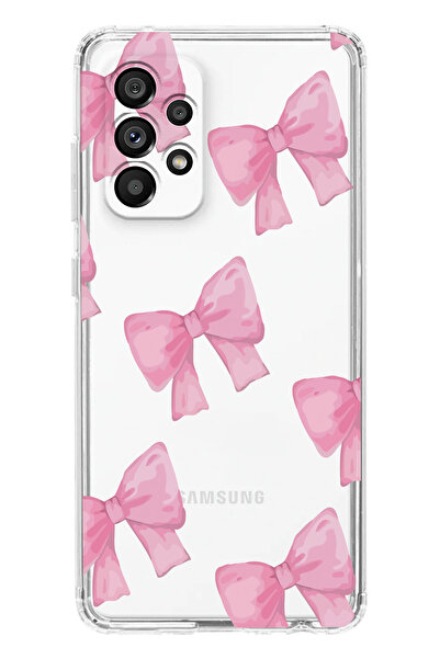 moonset Samsung Galaxy A13 Uyumlu Fiyonklar Tasarımlı Baskılı Şeffaf Telefon ...