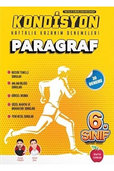 İndeks Akademi Yayıncılık 6. Sınıf Paragraf Kondisyon Haftalık Kazanım Deneme...